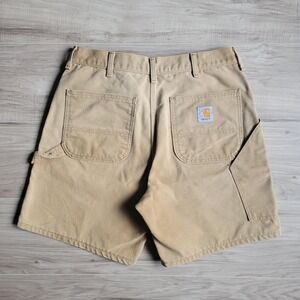 Vintage Carhartt WU1906 Carpenter Sun Faded Brown Shorts